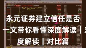 永元证券建立信任是否可靠？一文带你看懂深度解读｜对比篇