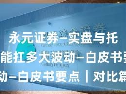 永元证券—实盘与托管—风控能扛多大波动—白皮书要点｜对比篇